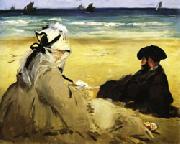 Edouard Manet At the Beach USA oil painting artist